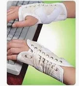 Canvas Wrist Splint with Laces, Right, Medium, 1/Box