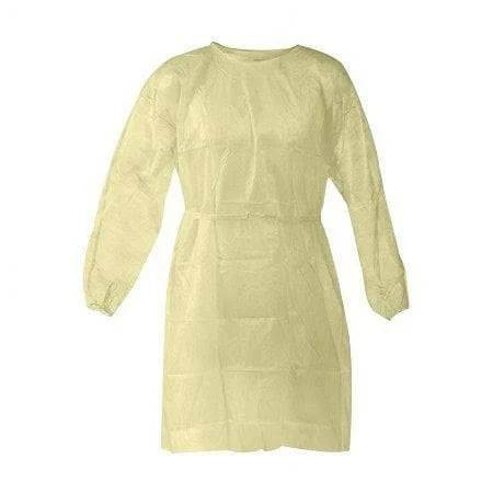 Overhead Cover Gown, Yellow, Universal, 100/Case
