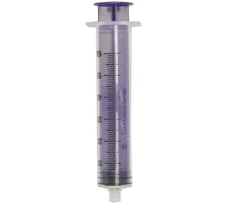 Syringe, Enteral w/ENFit Connector 60 ml, Sterile,  30/Box