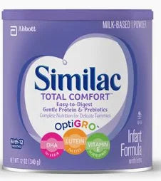 Similac Total Comfort Powder Baby Formula, 12.6 Oz 1/Can