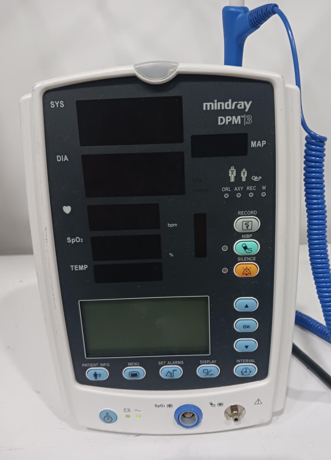 Mindray DPM3 Vital Signs Monitor, Used/Tested - 1723753