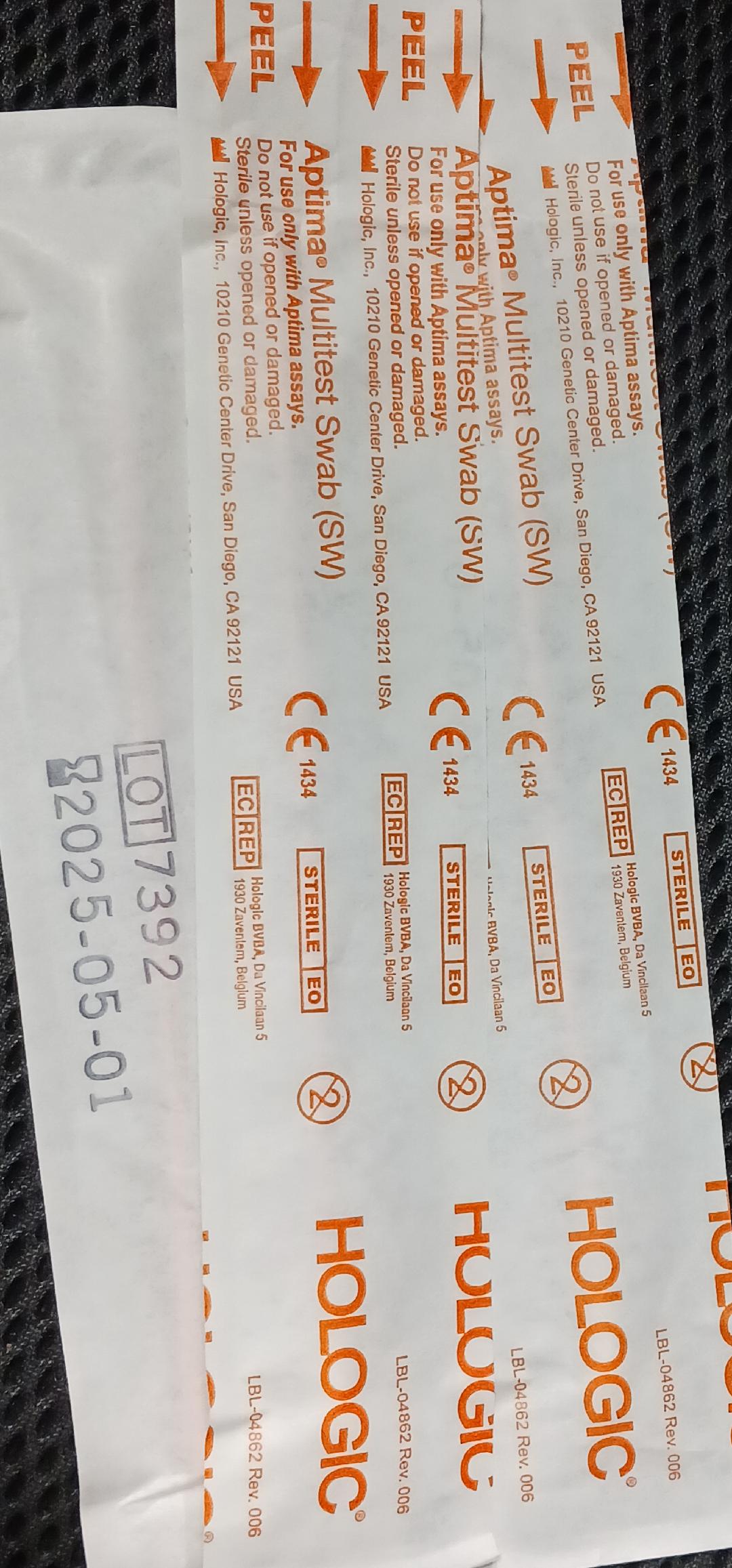 Aptima Multitest Specimen Swab, Sterile, 150/Box