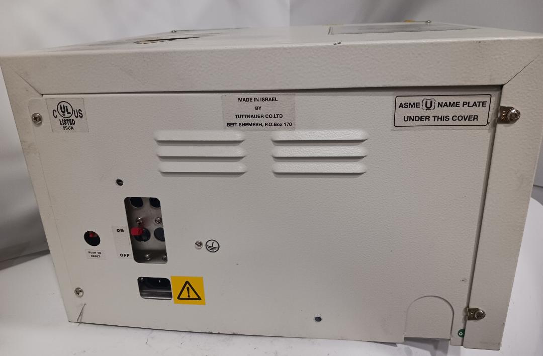 Tuttnauer Valueklave Autoclave-Steam Sterilizer, Used/Untested
