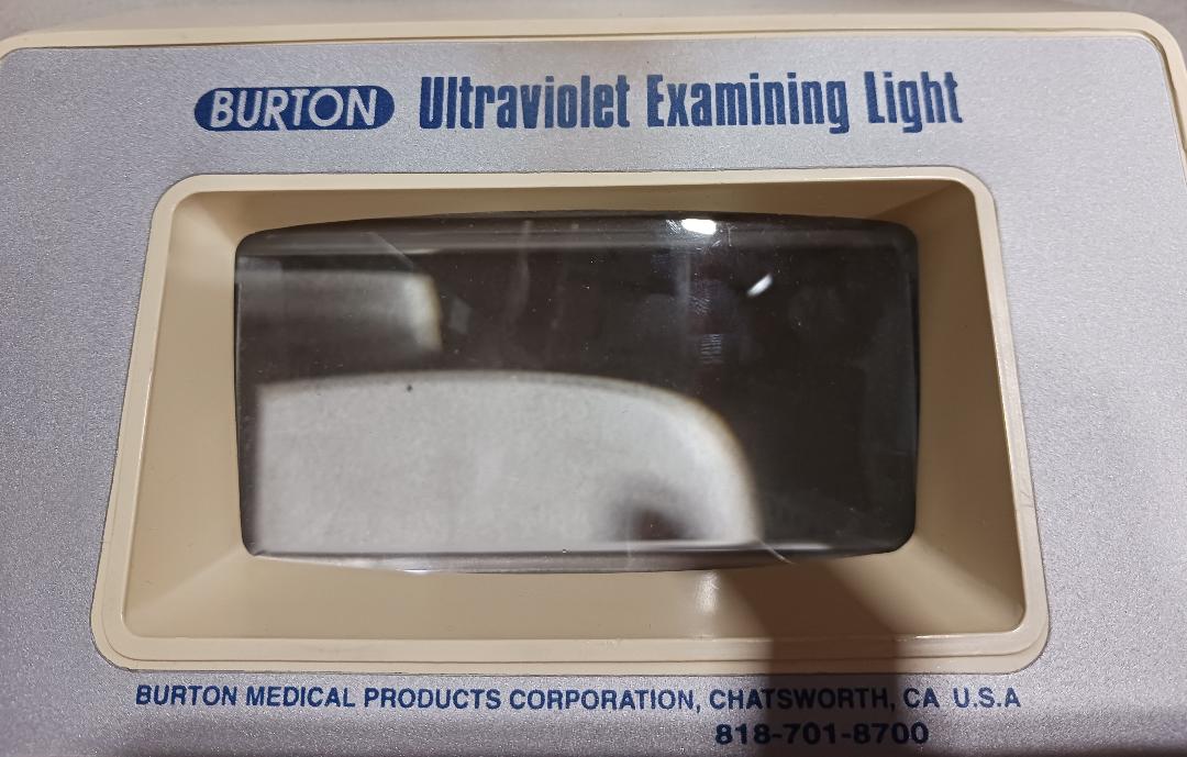 Ultraviolet Examining Light, Used/Tested