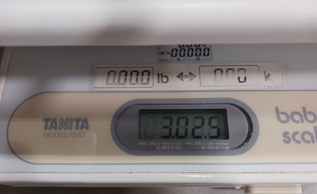 Tanita 1583 Digital Tabletop Baby Scale, Used/Tested