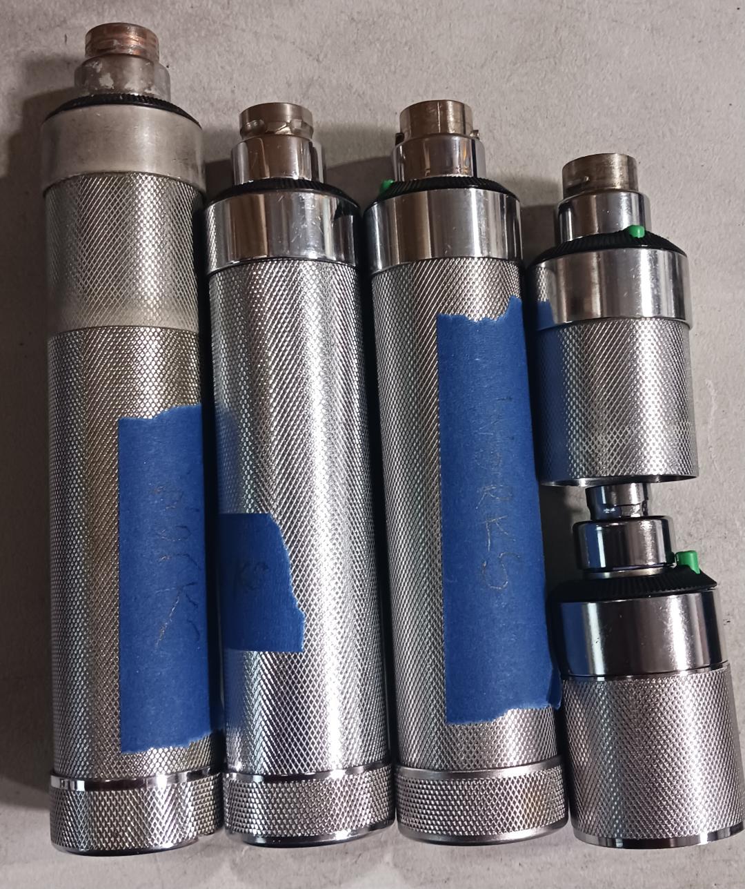 Otoscope and Ophthalmoscope w/Accessories, Rechargeable Batteries and Charging Port, Used/Untested, 1/Set