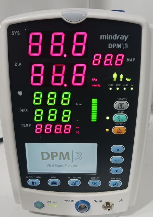 Mindray DPM3 Vital Signs Monitor, Used/Tested - 1701145