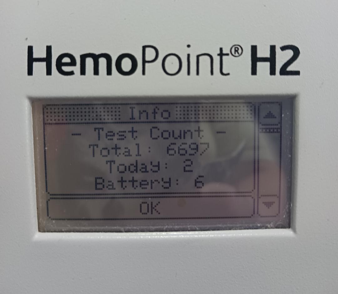 HemoPoint H2 Hemoglobin Meter w/AC Adapter, Used, 1/Set - 1727128