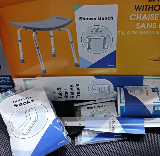 Ready, Set, Steady Set w/Shower Bench, 1 Kit/Box