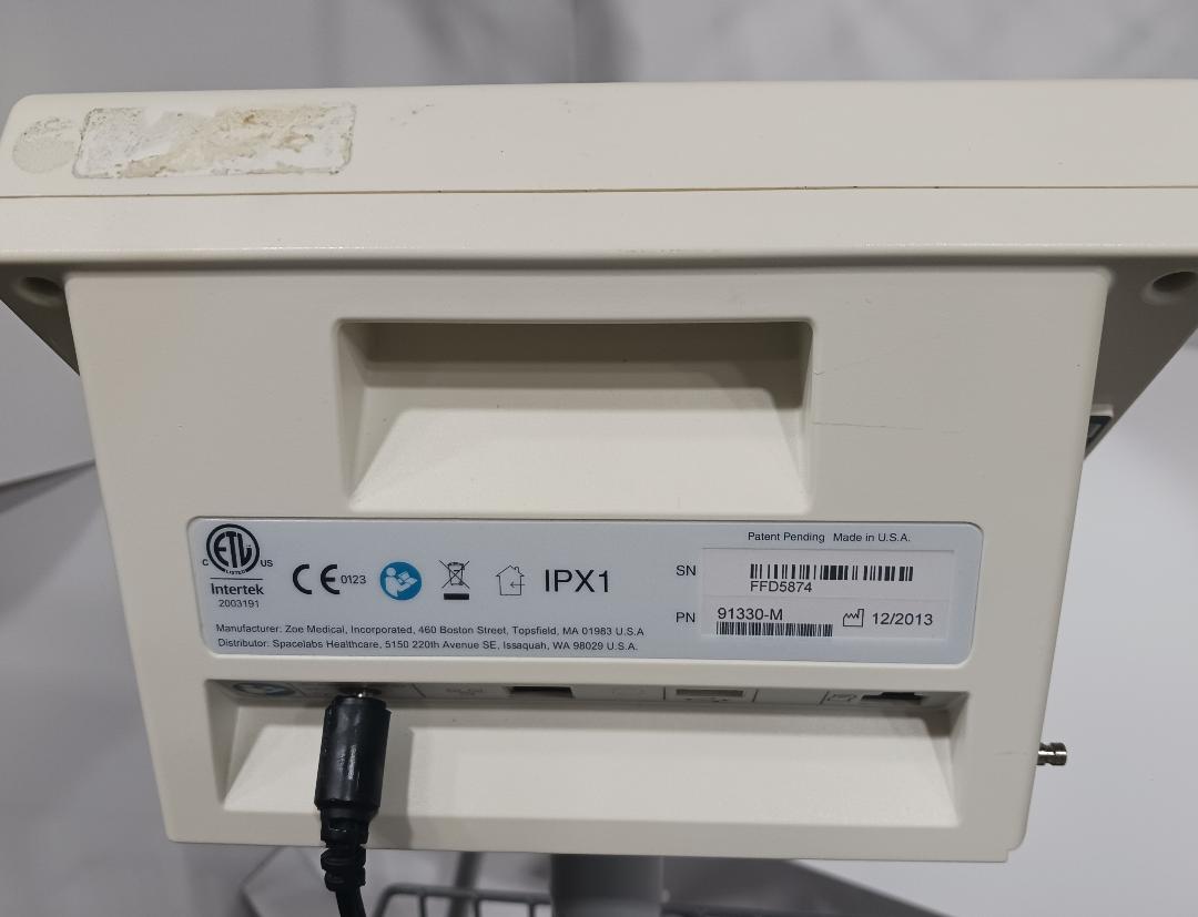 Ultraview DM3 Vital Signs Monitor on Rolling Cart, Used/Tested - 1723687