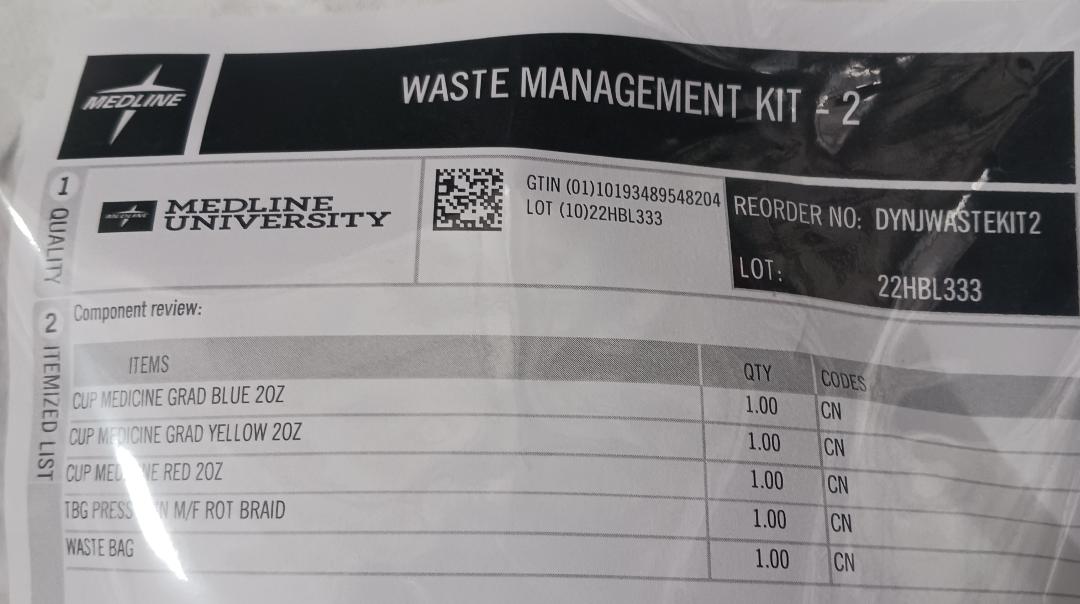 Waste Management Kit-2, 15/Case