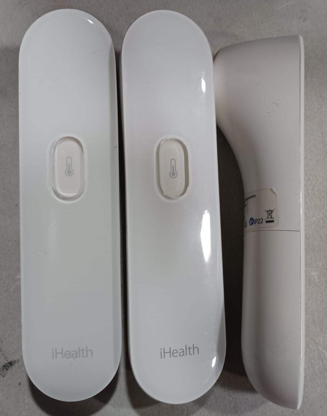 iHealth PT3 Infrared No-Touch Forehead Thermometer, Used/Tested, 3/Pack