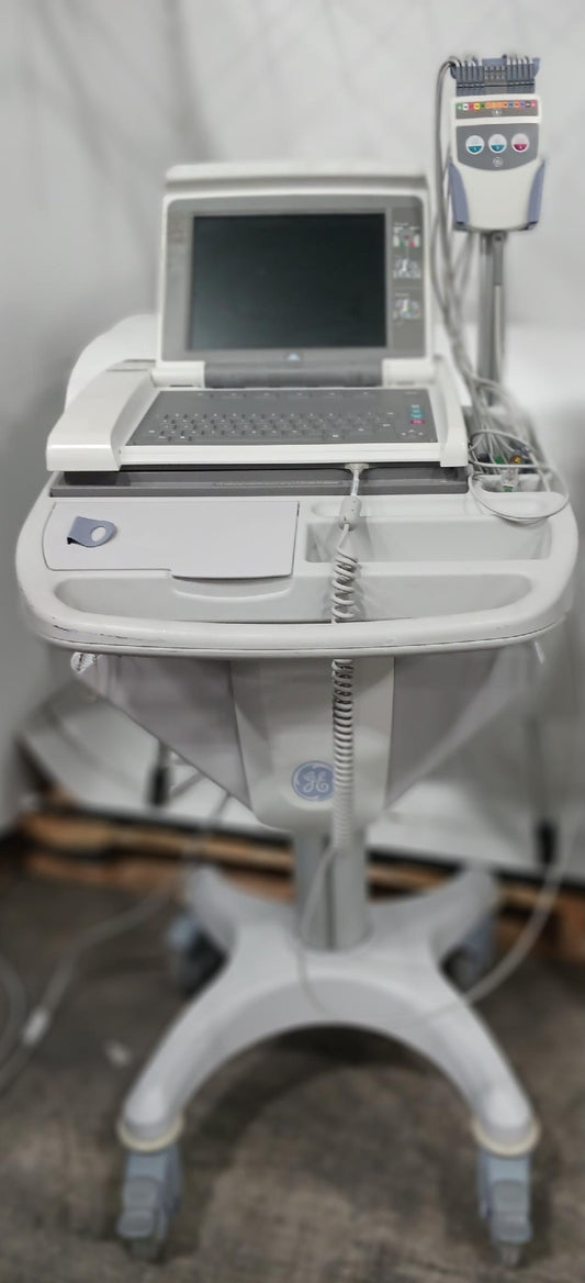 MAC5500 ECG Analysis System on Rolling Cart, Used/Tested - 1724026