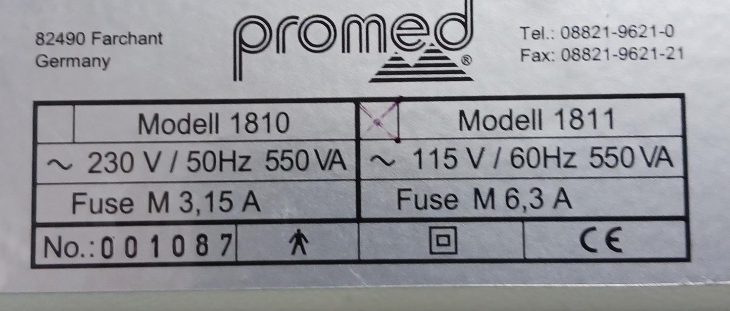 Promed File Stream II Debriding Machine, Used/Tested - 1726667