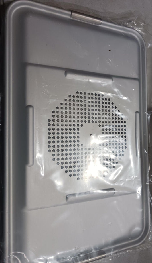 Pilling Medium Lid 3/4, 465x280mm, Perforated Silver, New, 1/Box