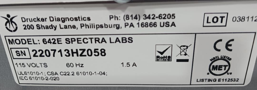 Centrifuge 642E Single Speed, Used/Tested - 1723787