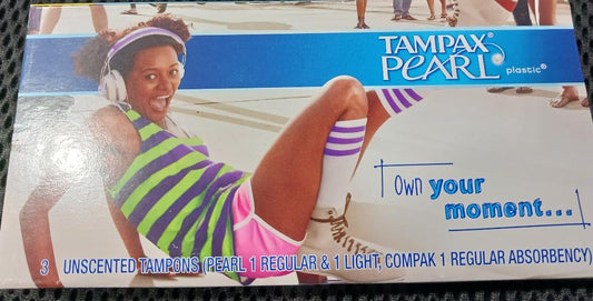 Tampax Tampon Sample Pack, Unscented, 3/Pack 600 packs/Case