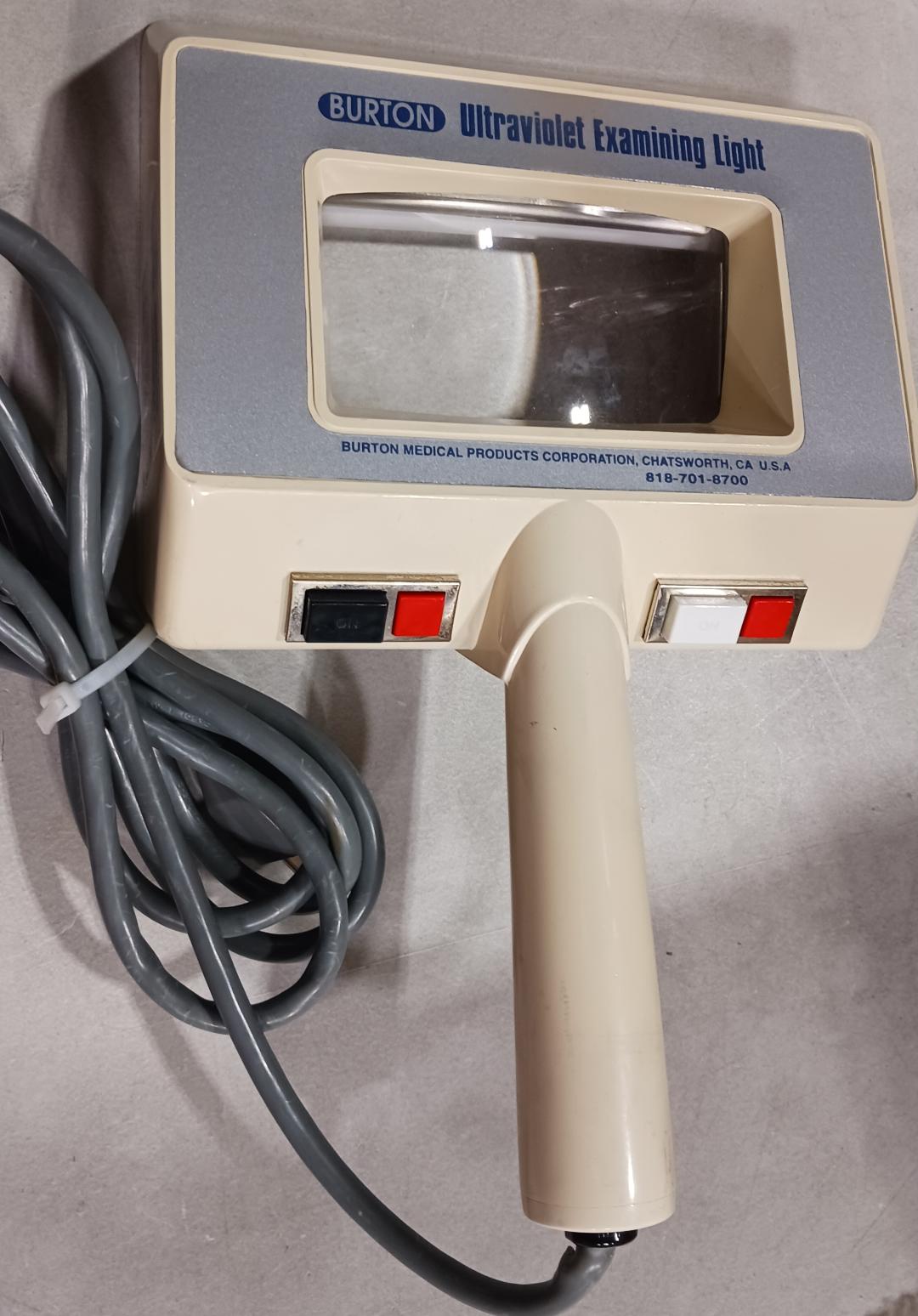 Ultraviolet Examining Light, Used/Tested