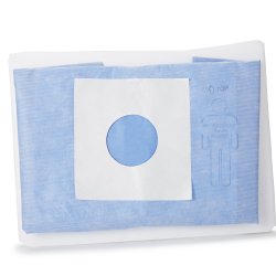 Procedure Drape Minor Basic Fenestrated 76" x 124", Sterile, 32/Box