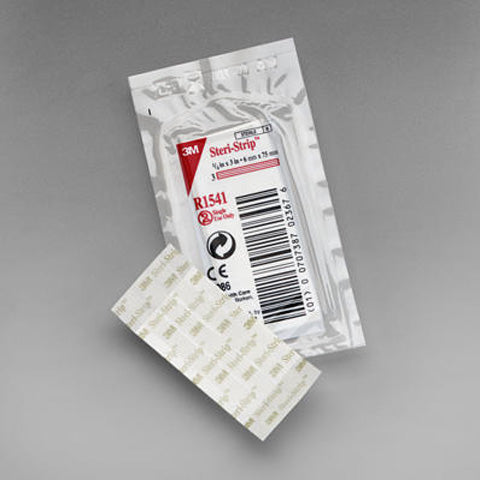 3M Steri-Strip Reinforced Skin Closure, 1/4" x 3", Sterile, 50/Box