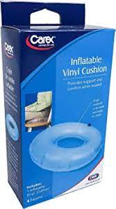 Inflatable Vinyl Cushion, Reuseable, Carex, 1/box